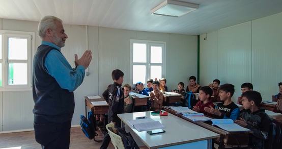 Education is hope: Fuad and Amany share their journey back to the classroom in Northwest Syria