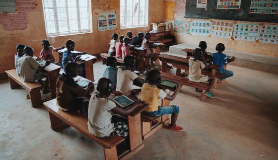 Can't Wait to Learn Uganda children learn in classroom with War Child_190918