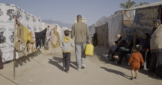 People on Gaza after the war