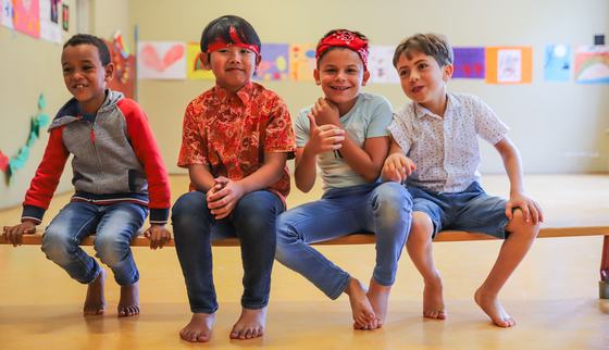 Gevluchte kinderen tijdens TeamUp op School_War Child_190722