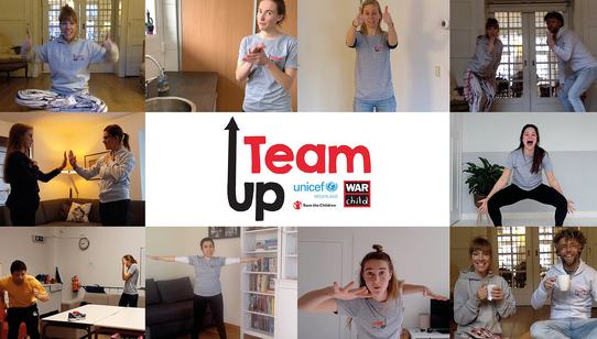 TeamUp_Home War Child activities during corona virus pandemic lockdown - with logo