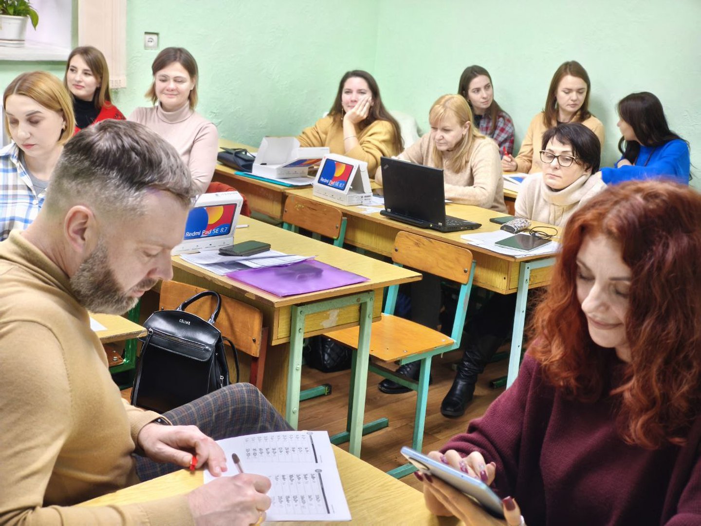 The research team gears up for data collection in Ukraine