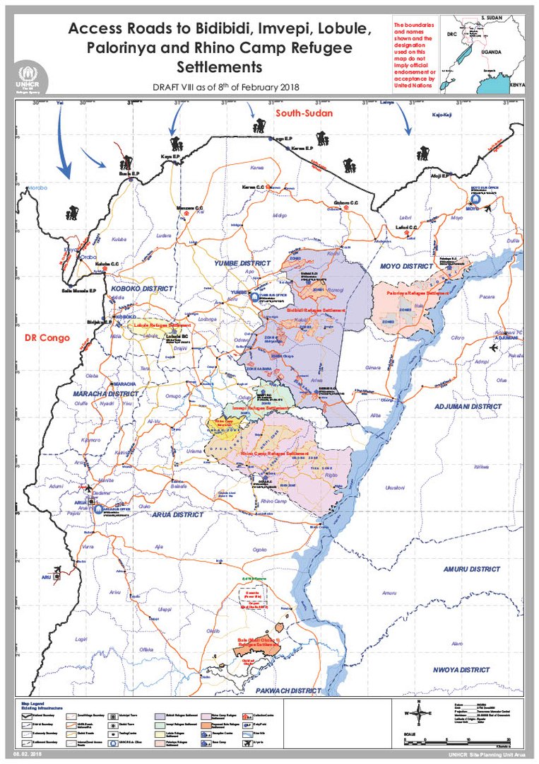 Map of Uganda 2025