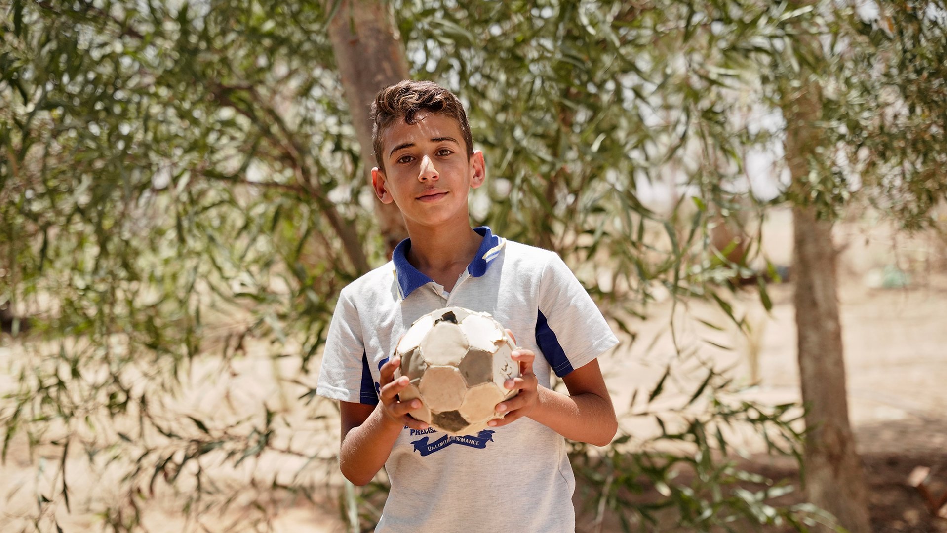 Ali, a participant child in War Child programmes in Jordan