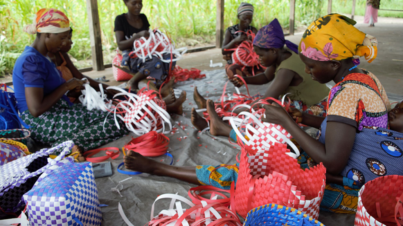 Edisa is participating in War Child's vocational programmes in DR Congo