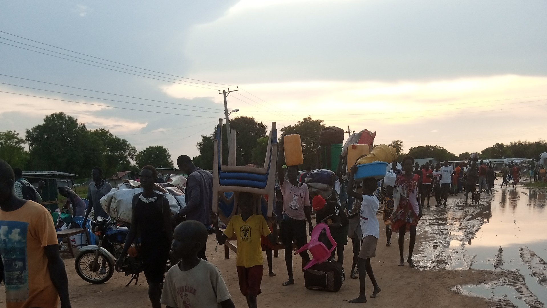 South Sudanese forced to flee their homes due to the devastating flood