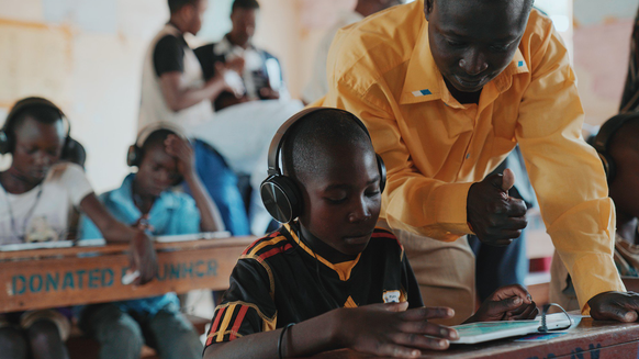 War Child Can't Wait to Learn education on tablets for children in Uganda