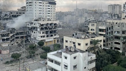 War Child staff documented the destruction in Gaza due to escalation in October 2023.