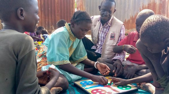 Nyagoa is finding solace in War Child programmes in Malakal, South Sudan